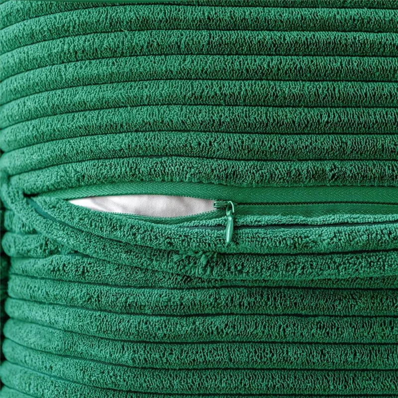 Cord Kissenbezug 45x45 cm – Weiche Rippenstruktur