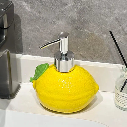 Keramik Seifenspender in Zitronenform – 300 ml