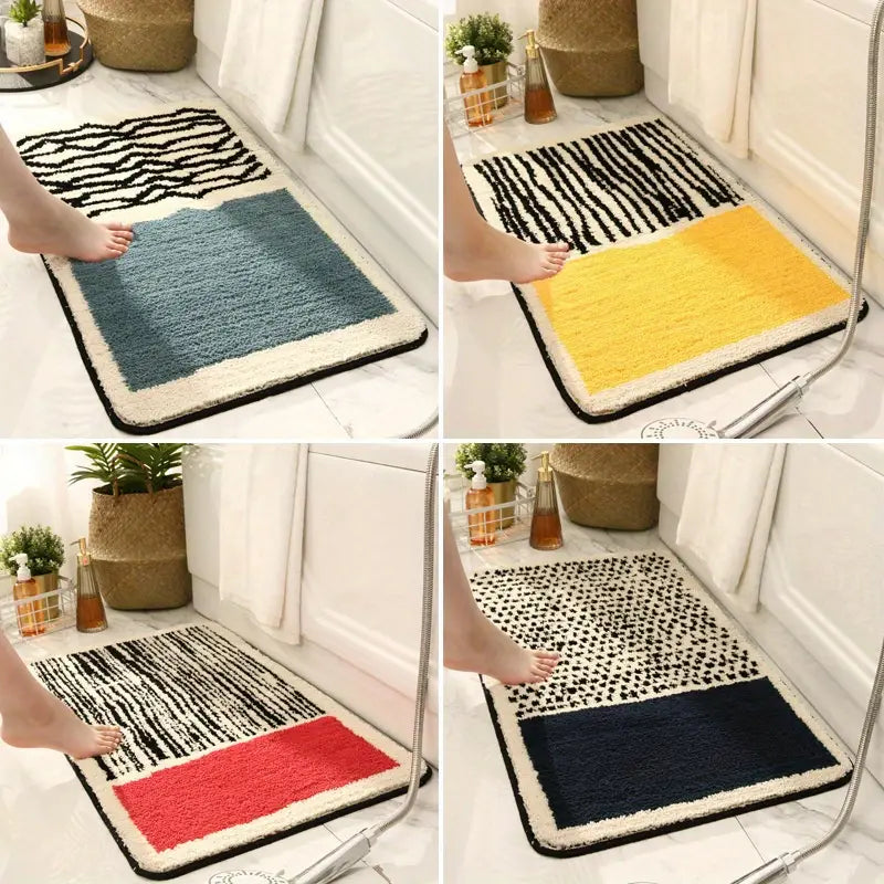 Zenira Badematte 45x70cm – Rutschfester Badvorleger im modernen Design