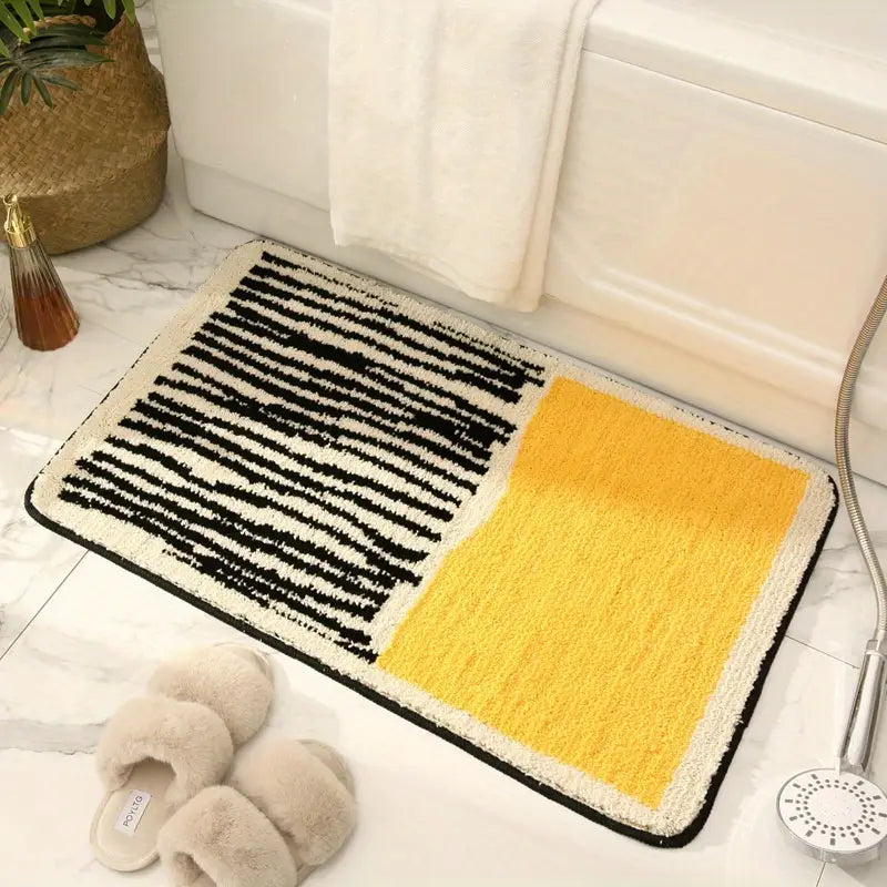 Zenira Badematte 45x70cm – Rutschfester Badvorleger im modernen Design