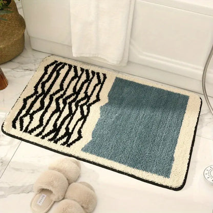 Zenira Badematte 45x70cm – Rutschfester Badvorleger im modernen Design