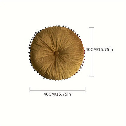 Sitzkissen rund 40 cm – Weich & dekorativ