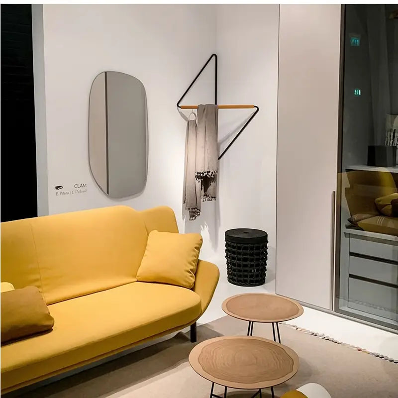 Wandregal Metall Holz Eckregal