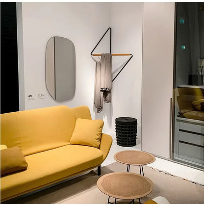 Wandregal Metall Holz Eckregal