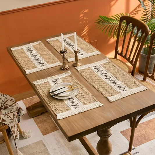 Natürliche Boho-Tischsets – stilvoll & nachhaltig für deine Tafel