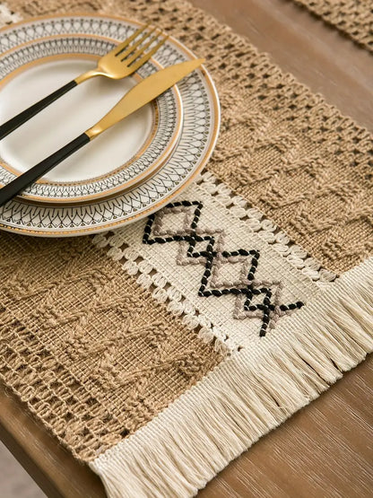 Natürliche Boho-Tischsets – stilvoll & nachhaltig für deine Tafel