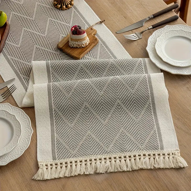 Tischläufer 35 cm breit aus Polyester-Mischung – mehrere Größen