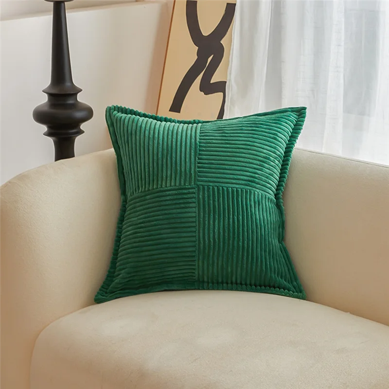 Cord Kissenbezug 45x45 cm – Weiche Rippenstruktur