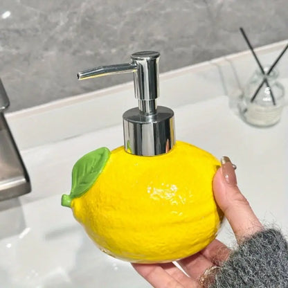 Keramik Seifenspender in Zitronenform – 300 ml