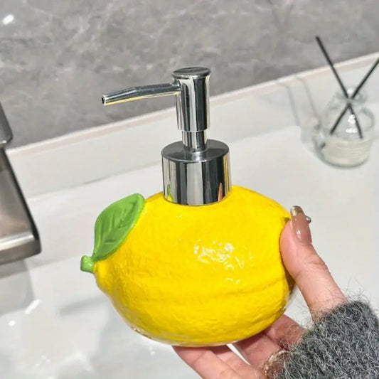 Keramik Seifenspender in Zitronenform – 300 ml