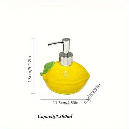 Keramik Seifenspender in Zitronenform – 300 ml