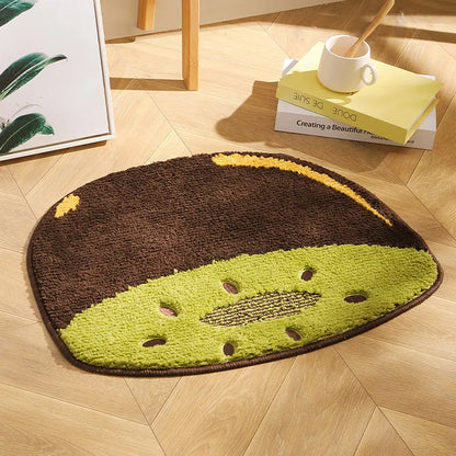 FruitHaven Teppich 48x60cm – Weicher Teppich im Obst-Design aus Polyester