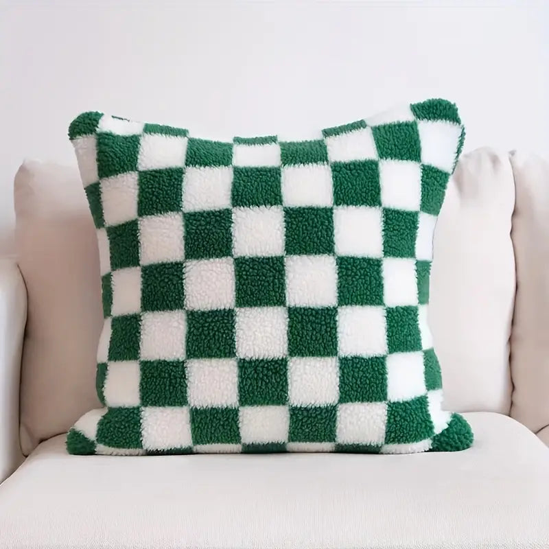 Kissenbezug kariert 45x45cm – modern & pflegeleicht