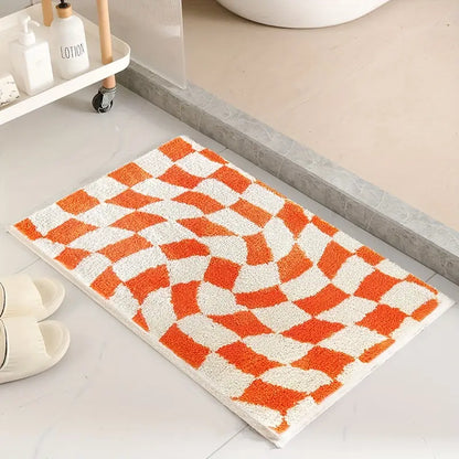 Floora Badematte 40x60cm & 50x80cm – Rutschfester Badvorleger, weich & waschbar