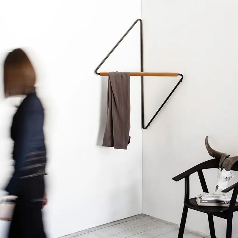 Wandregal Metall Holz Eckregal