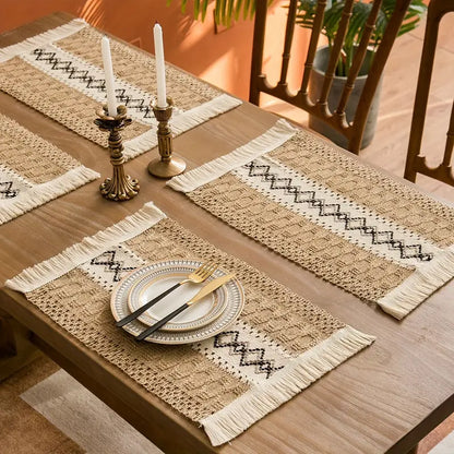 Natürliche Boho-Tischsets – stilvoll & nachhaltig für deine Tafel