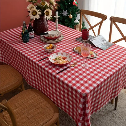 Tischdecke Rot Weiß Kariert