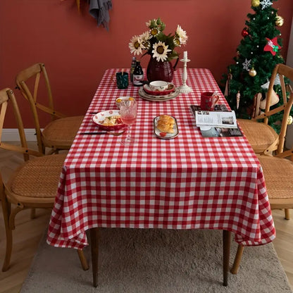 Tischdecke Rot Weiß Kariert