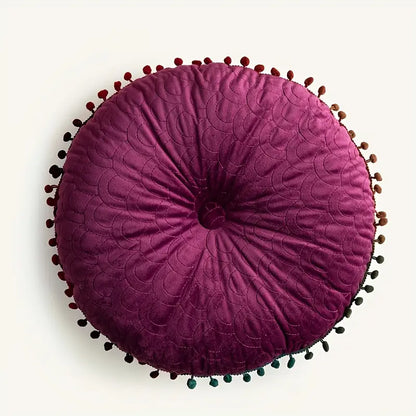 Sitzkissen rund 40 cm – Weich & dekorativ