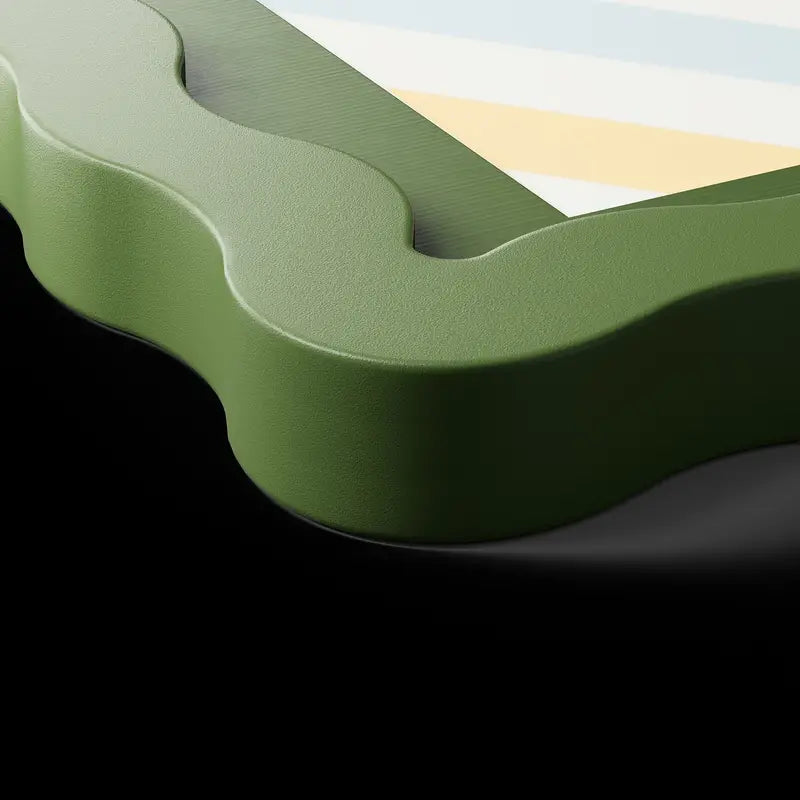 Holz Bilderrahmen bunt – Wellen Design, verschiedene Größen & Farben