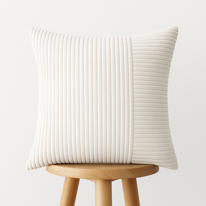Cord Kissenbezug 45x45 cm – Weiche Rippenstruktur